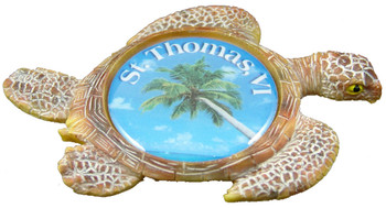 Sea Turtle 30mm Emblem Magnet 2 1/2"