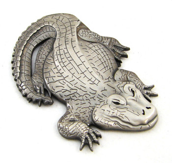 Gator Magnet Pewter Plate 2 1/2" Gator Magnet Pewter Plate 2 1/2"