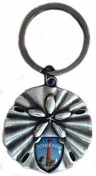 Sand Dollars K/C w/Shiled 3 1/4"