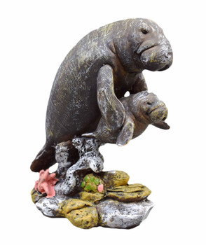 Manatee Mother & Baby 6 1/2"