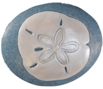 Pebble Stone Magnet Sand Dollar 3 3/4"