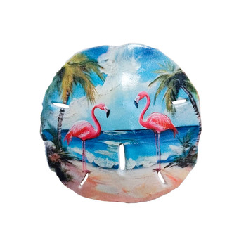 Sand Dollar Magnet (Flamingo) 3"