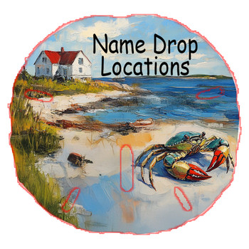 Sand Dollar Magnet (Crab) 3"