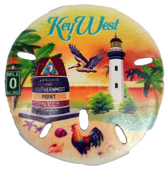 Sand Dollar Magnet (Key West) 3"