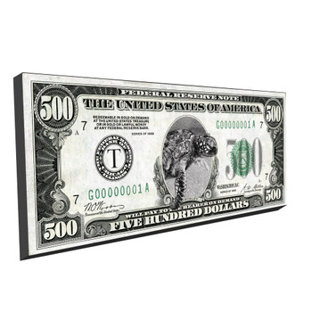 F Foil Turtle Magnet