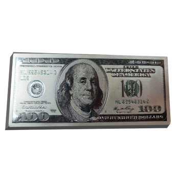 100$ Bill Foil Magnet