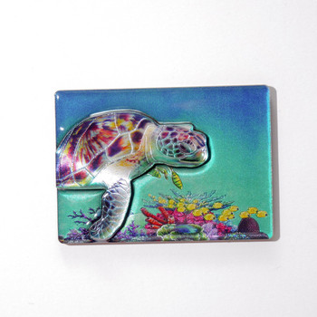 Turtle Foil Magnet Plain