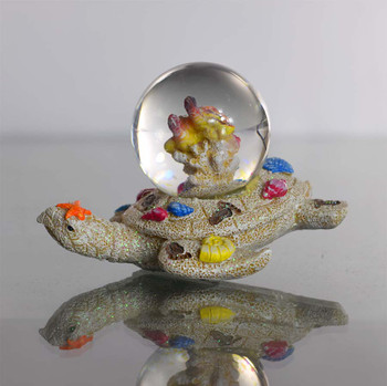 Turtle on Turtle 45mm Globe 3.5"