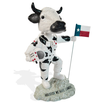 H3110 Texas Cow Astronaut Bobble Head