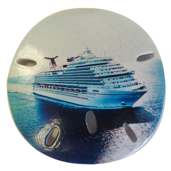 Cruise Ship Sand Dollar Magnet  3" Cruise Ship Sand Dollar Magnet  3"