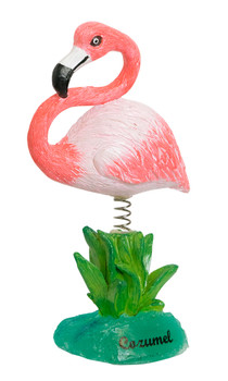 Springy Flamingo Figurine