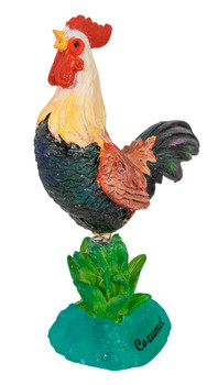 Springy Rooster Figurine