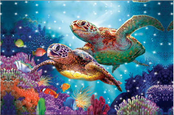 LED Canvas Turtle