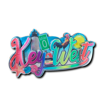 DBL Foil MDF Magnet - Key West