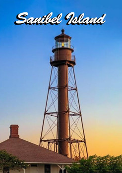 Glass Magnet-Sanibel Island Light House