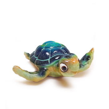 Cartoon Turtle--Blue 4"