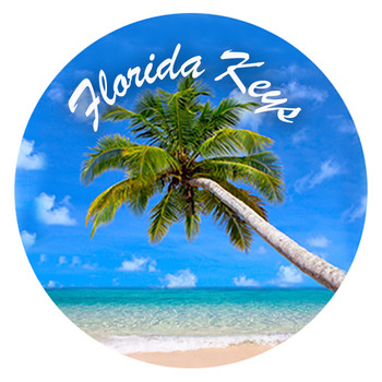 Glass Magnet Palm Beach - Key West