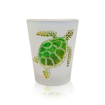 Turtle Shot Glass 2 1/2" x 1 1/2"