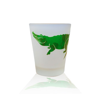 Gator Shot Glass  2 1/2" x 1 1/2"