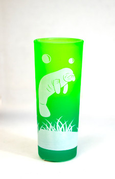 Shooter  Shot Glass--Manatee 4" x 1 1/2"