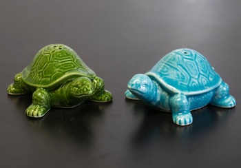 Turtle Ceramic Salt Pepper Set 3"