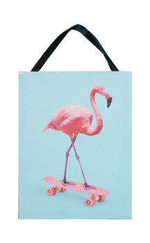 Flamingo Skateboard Canvas