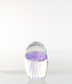 Glass Jellyfish Purple 3 1/4"