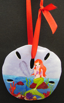 Christmas Sand Dollars -MERMAID 3"