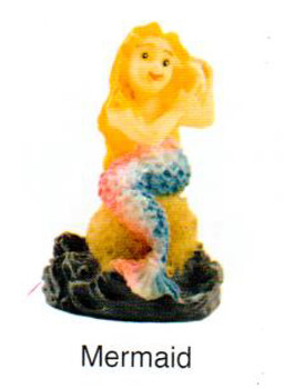 Glass Magnet  w/ MermaidTopper 3.5"