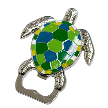 Turtle Bottle Opener Magnet 3.75"