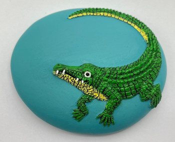 Pebble Gator Magnet