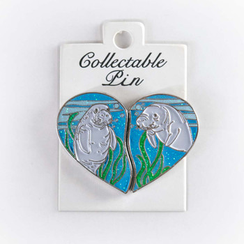 Manatee Heart Pin Set