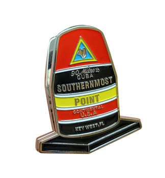 Southern Most Point Enamel Clip Magnet