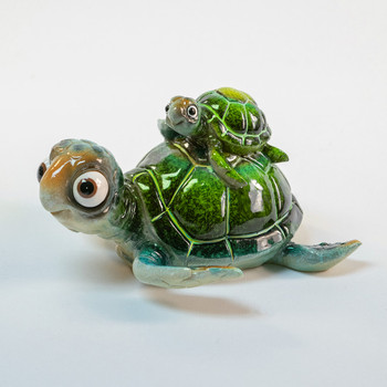 Green Turtle with Baby H5321