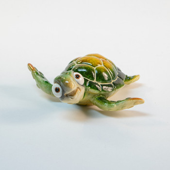 Green Turtle Figurine 5" H5319
