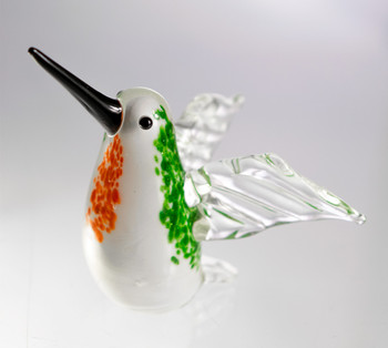 Glass Mini Hummingbird 3"