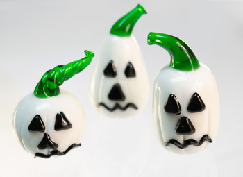 Glass Mini Pumkins 2"
