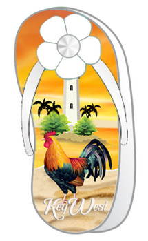 Foil Clip Magnet Keyt West Rooster