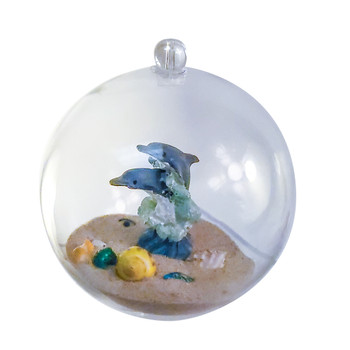 Bubble Ornament Dolphins