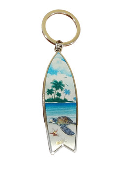 Turtle Surf Board opener Key Chain