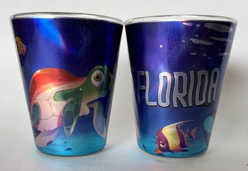 Florida Ocean Turtle Shotglass Florida