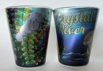 Crystal River Manatee Shotglass