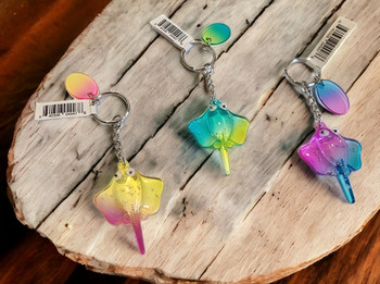 Stingray Charm Keychain