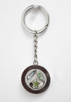 F5256 Dice Metal Keychain Turtle