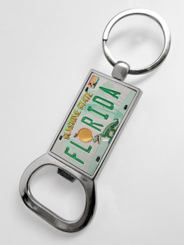 F5257 Foil Keychin Bottle Opener Florida