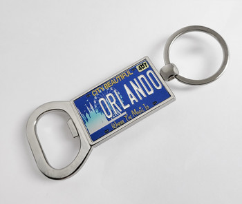 F5257 Foil Keychin Bottle Opener Orlando