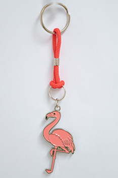 F5262 Metal Flamingo Keychain
