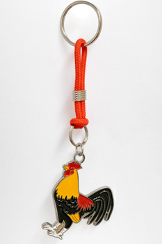 F5273 Metal Rooster Keychain