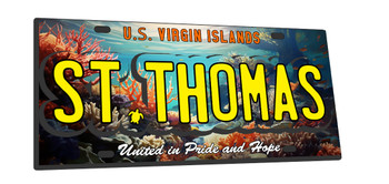 FD5254 Foil magnet St. Thomas Plate