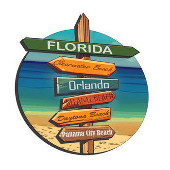 Foil 3D Magnet Florida Signs